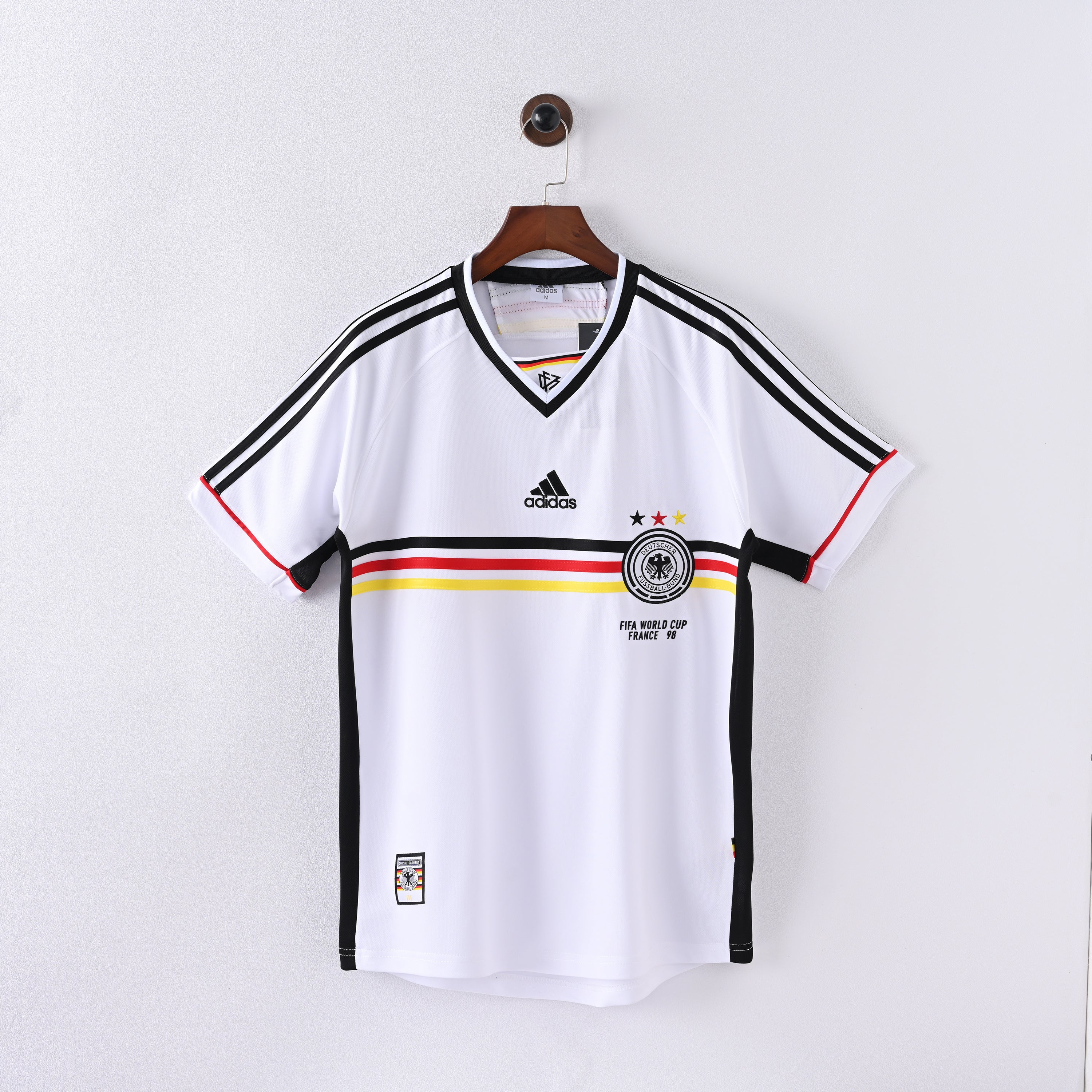 1998 Germany Home Adidas Football Shirt