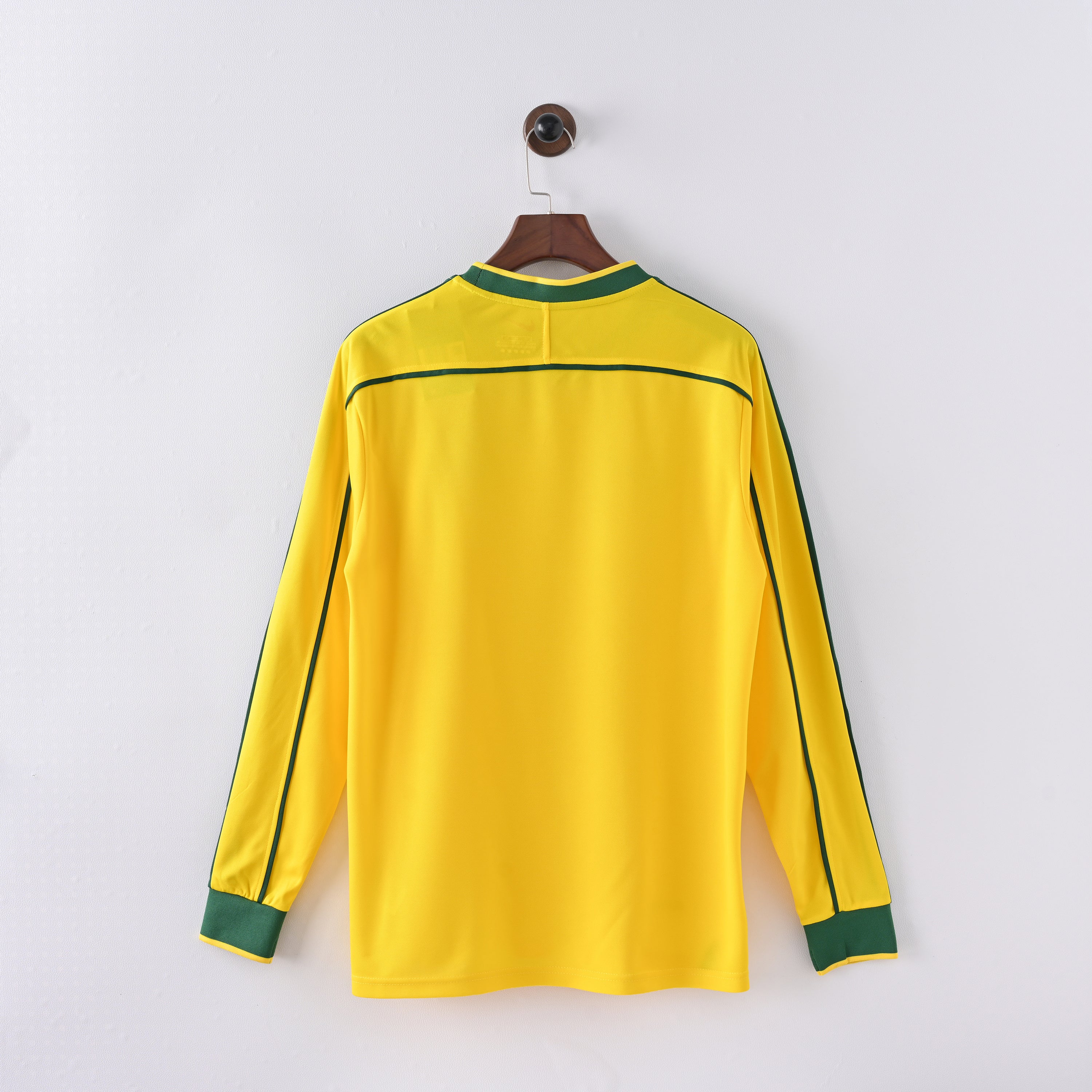 Brazil 1998 World Cup long-sleeve home football shirt