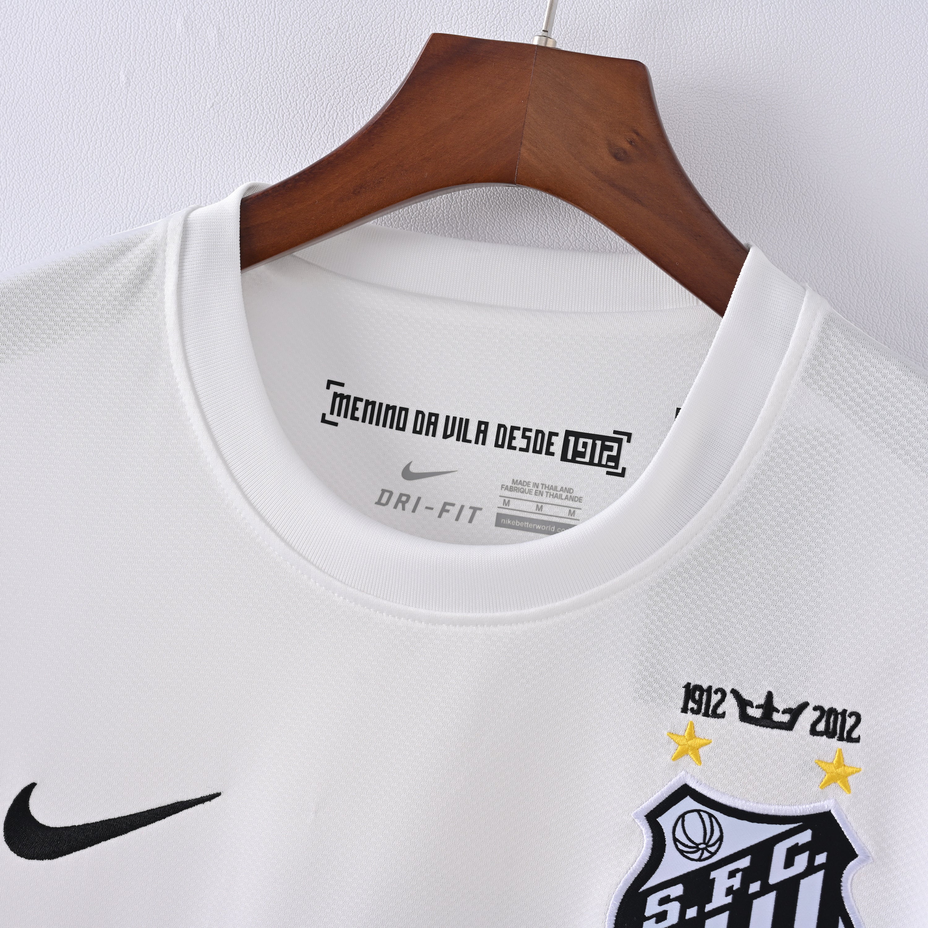 Santos FC 2012/13 home retro soccer jersey