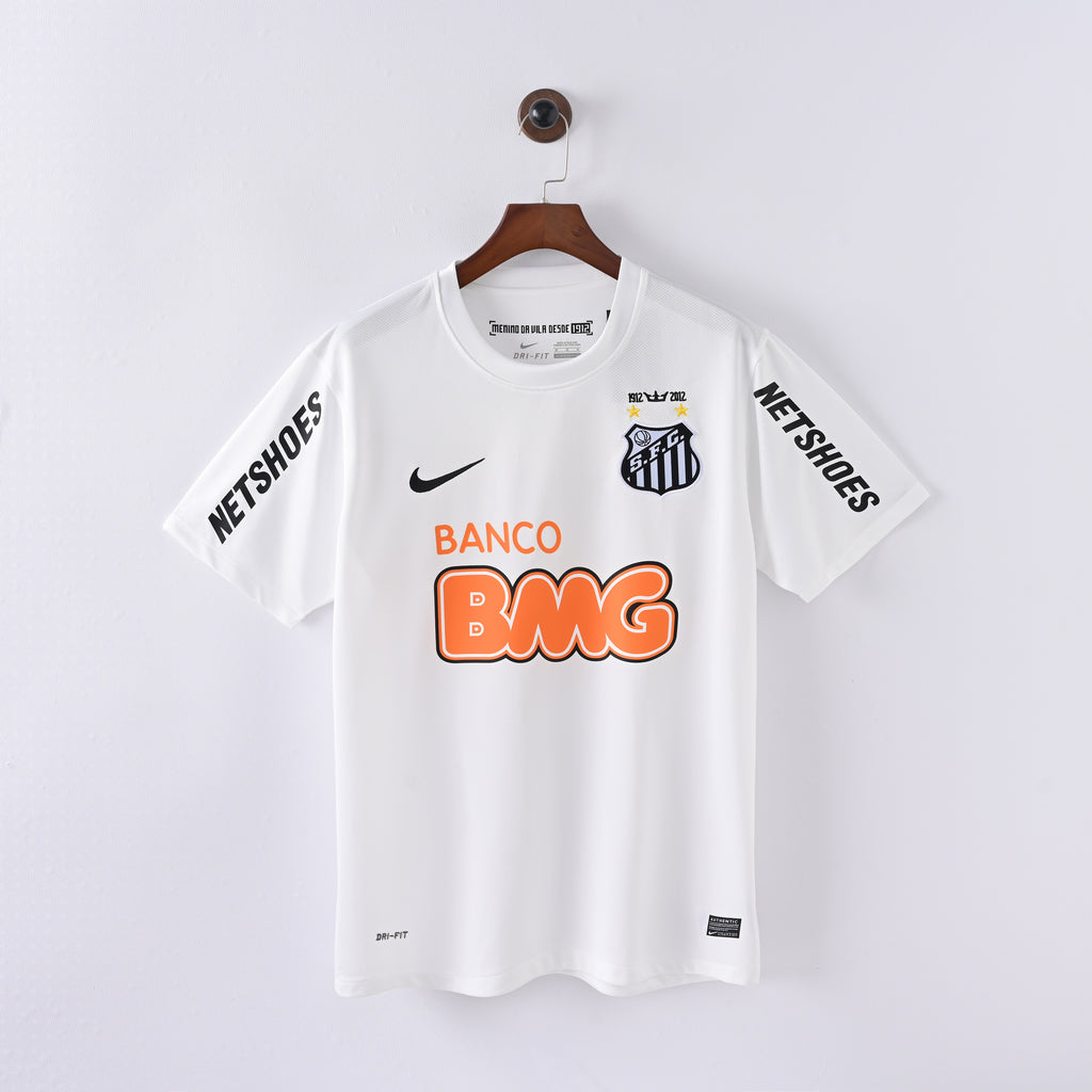 Santos FC 2012/13 home retro soccer jersey