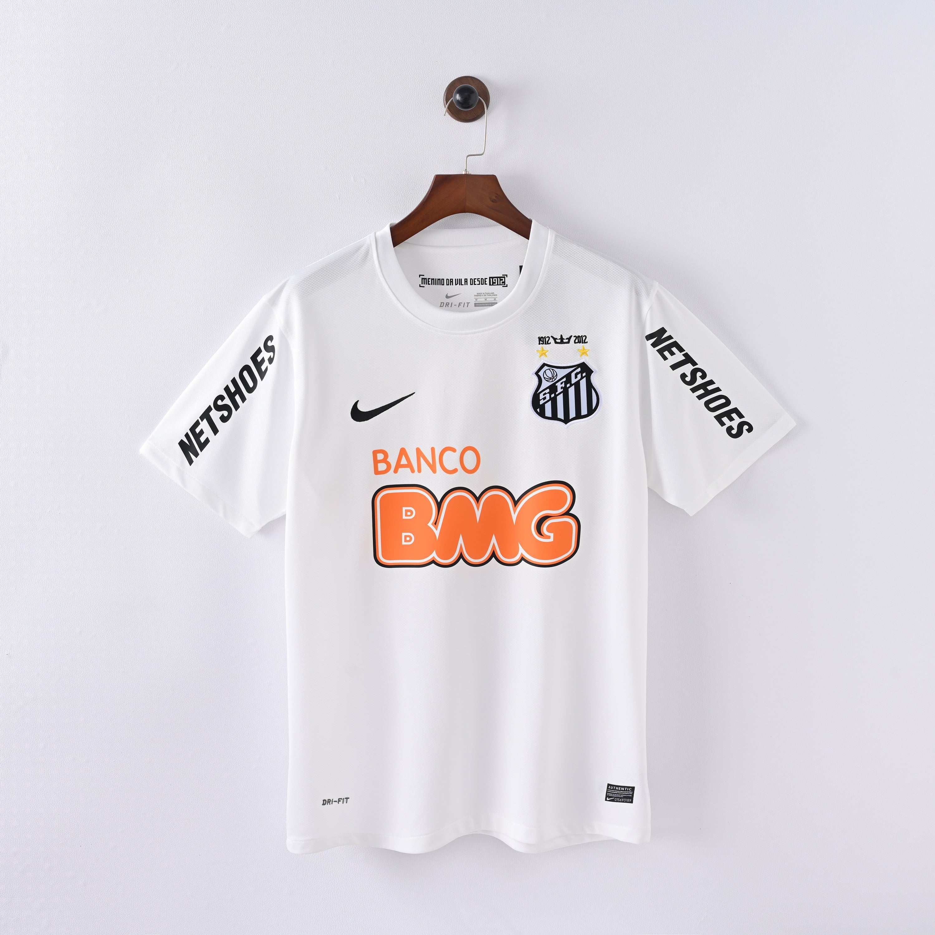 Santos FC 2012/13 home retro soccer jersey