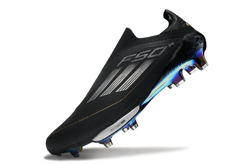 Adidas F50 Elite Laceless FG Full Black